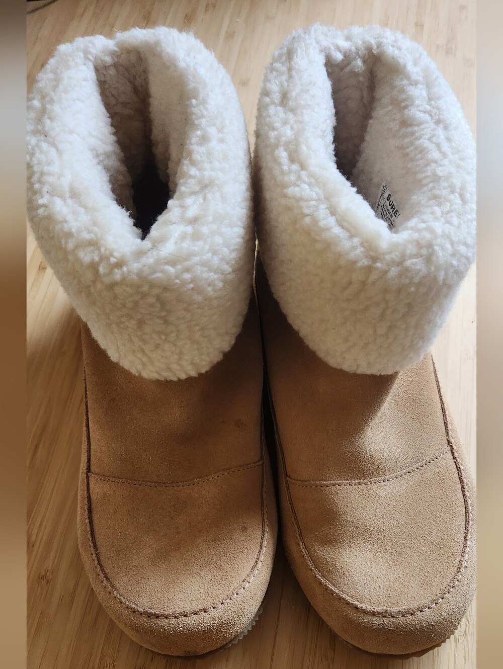 Sorel Cozy Women's Tan Suede Shearling Lined Boots